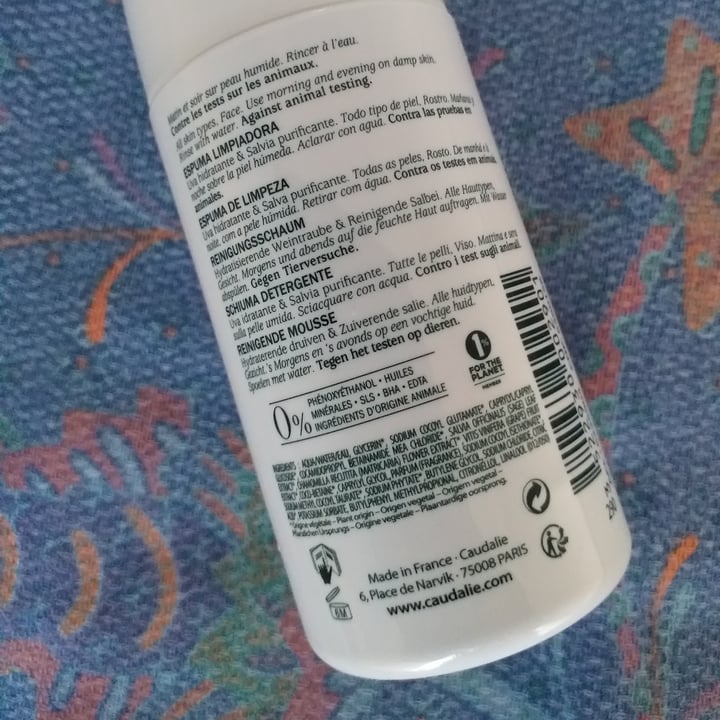 photo of Caudalíe Mousse Detergente viso shared by @alessiac83 on  20 Aug 2022 - review