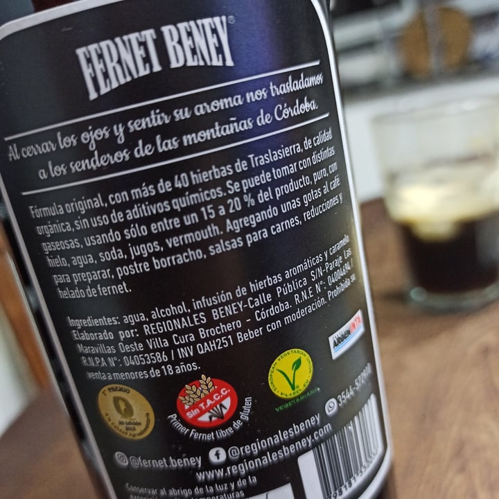 photo of Fernet Beney Fernet Beney shared by @vintognuk3 on  19 Feb 2022 - review