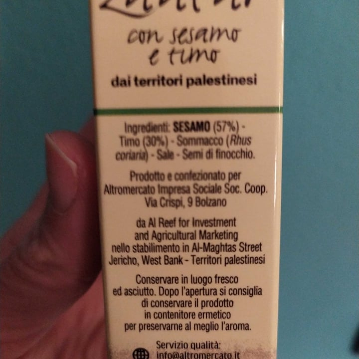 photo of Altro mercato Spezie Ed Erbe Aromatiche Za'atar Con Sesamo E Timo shared by @rositarm on  29 Jan 2023 - review