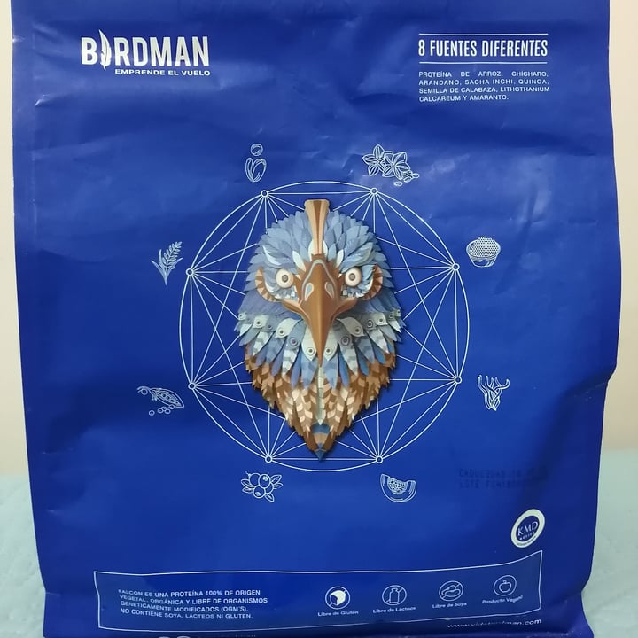 photo of Birdman Falcon Proteína Vegetal sabor Chocolate shared by @paulinamerlo on  12 Feb 2021 - review