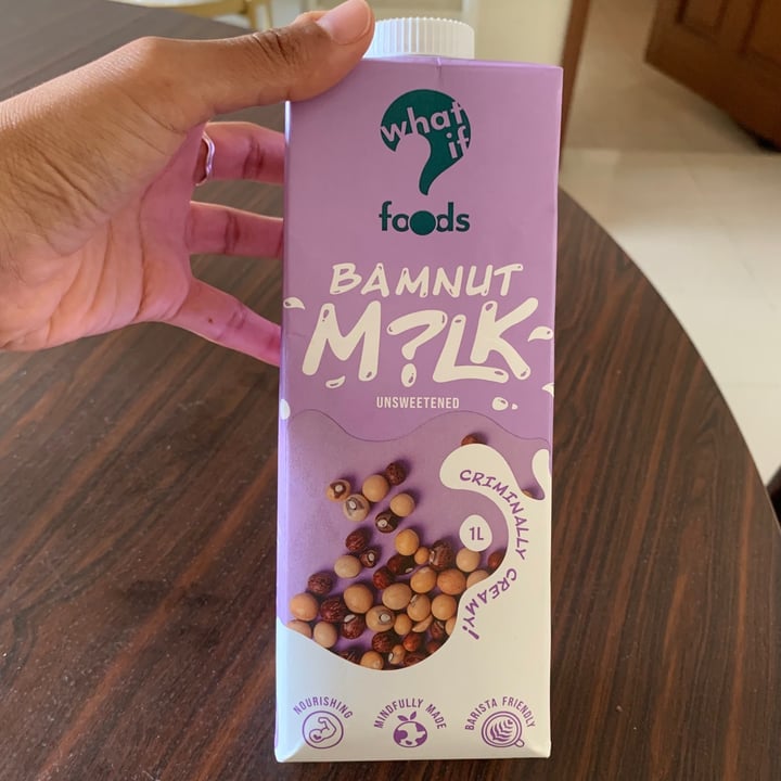 photo of WhatIF Foods BAMnut Plant Based Milk - Everyday shared by @roshninagaria on  18 Sep 2021 - review