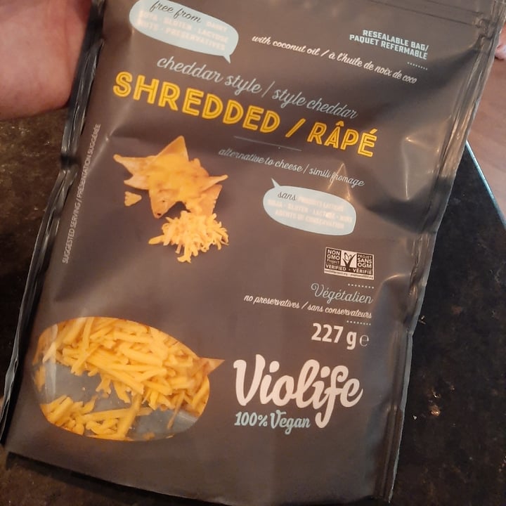 photo of Violife Cheddar Shreds shared by @fitzroyandfae on  31 Jul 2021 - review