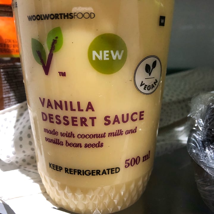 photo of Woolworths Food Vanilla dessert sauce shared by @msittmann on  23 Oct 2021 - review