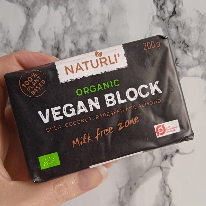 photo of Naturli' Naturli Organic Vegan Block shared by @victoriamaugeri on  03 Apr 2022 - review