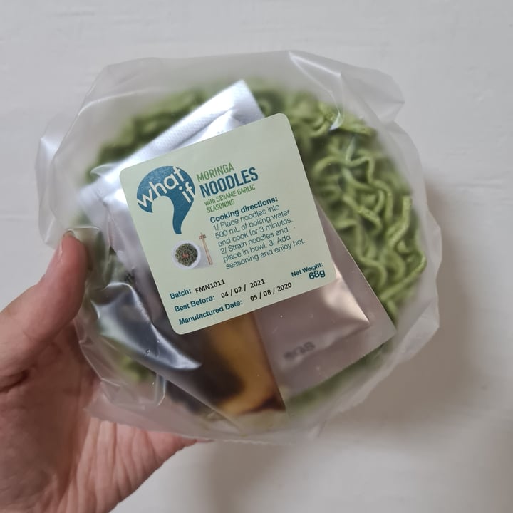 photo of WhatIF Foods Moringa Healthy High Protein Noodles - Sesame Garlic shared by @justjasmine on  23 Dec 2021 - review