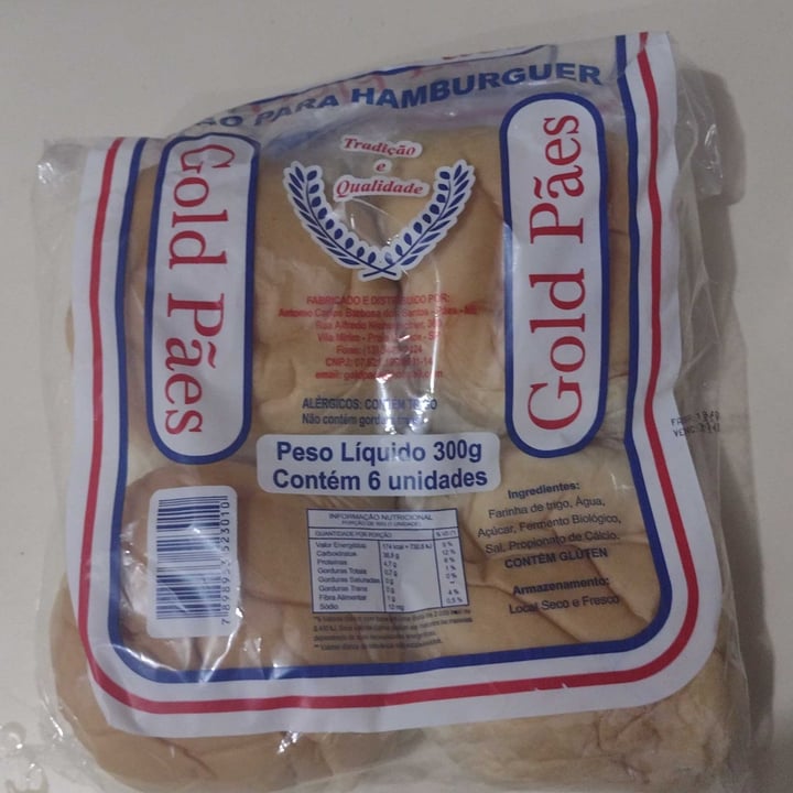 review photo of Gold pães pão de hambúrguer shared by @fabricioramos on 01 Sep 2022 - review