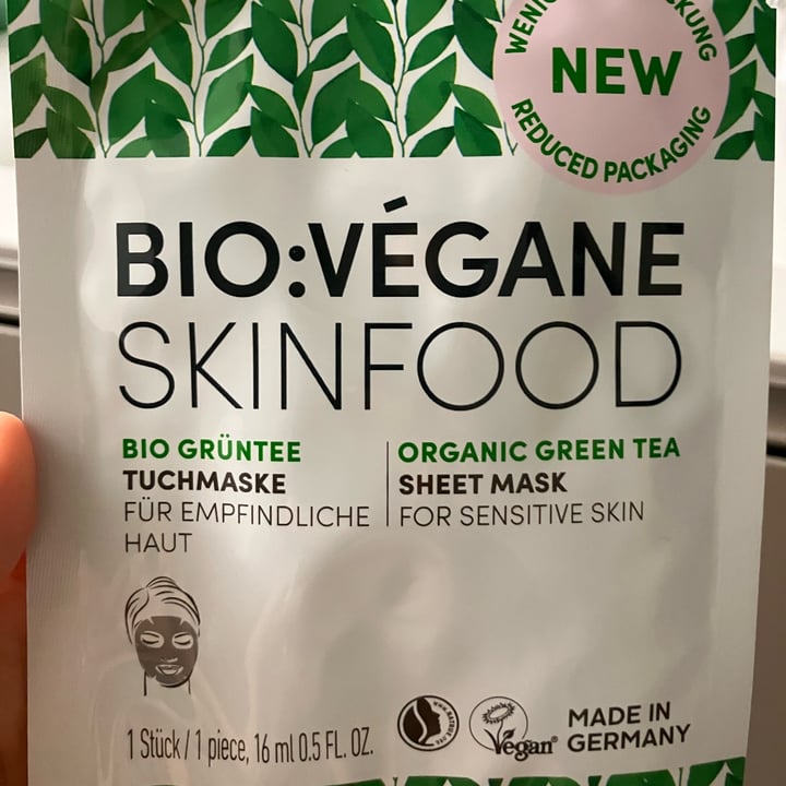 photo of BioVegane Cosmetics GmbH sheet mask shared by @flocoello on  10 Sep 2022 - review