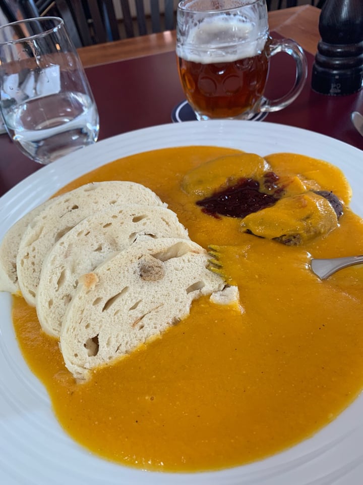 photo of Vegan's Prague Dumplings with Root Veggie Sauce shared by @klombard on  03 Jul 2019 - review