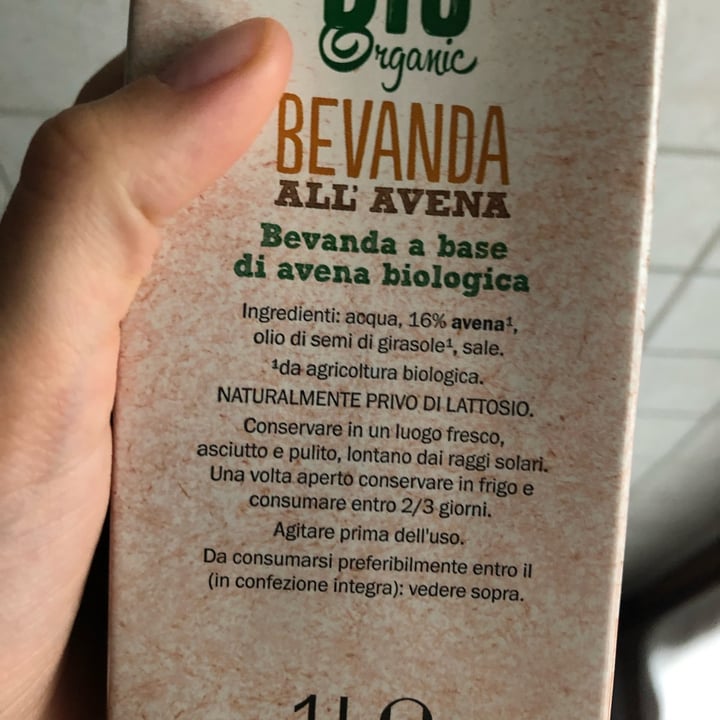 photo of Milbona Bebida de avena Bio shared by @giuliettaveg on  31 Oct 2021 - review