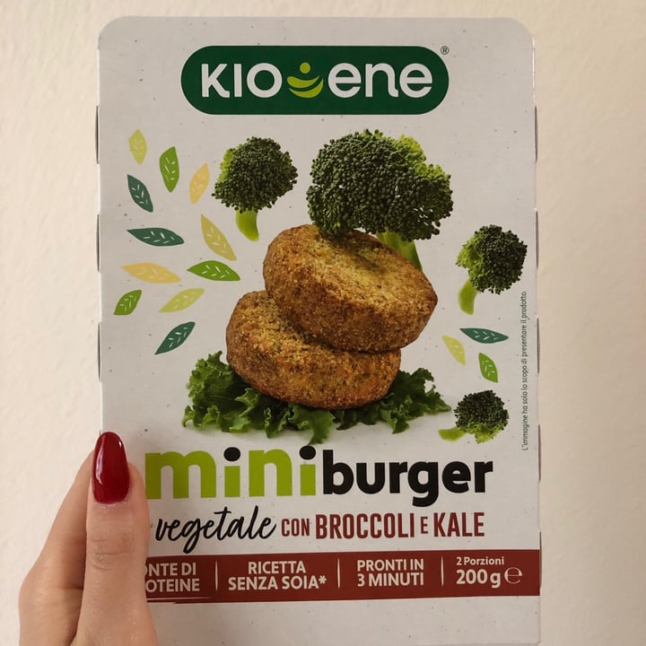 photo of Kioene Mini Burger Broccoli & Kale shared by @valeriasalvini on  05 May 2021 - review