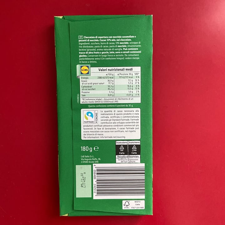 review photo of Fin Carré Cioccolato con nocciole shared by @martinagianotti on 13 Apr 2022 - review