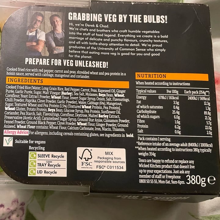 photo of Wicked Meat free Hoisin & rice wheat and pea protein shared by @missykab on  26 Mar 2022 - review