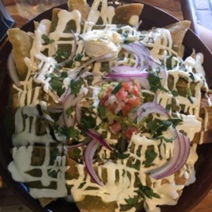 photo of Vegan Planet Chilaquiles Verdes shared by @taniaar on  24 Apr 2020 - review