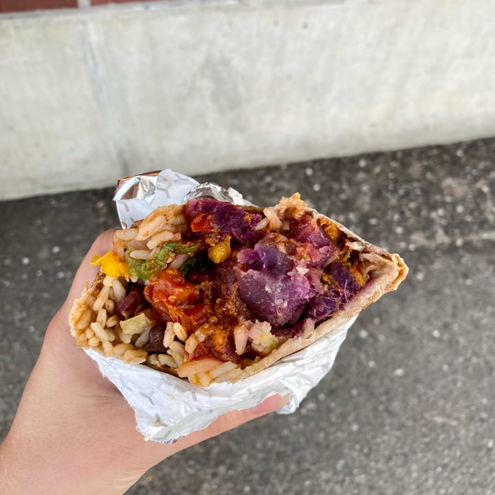 photo of Jey's Burritos Mixed yam burrito shared by @sarahrosepat on  27 Sep 2021 - review