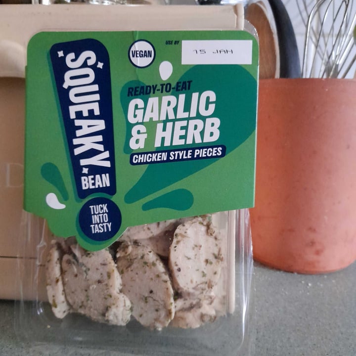 photo of Squeaky Bean Garlic and Herb Chicken Style Pieces shared by @lucybeb123 on  11 Jan 2021 - review