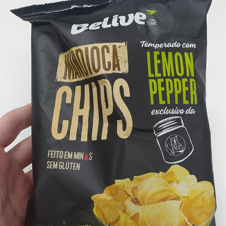 photo of Belive Mandioca Chips Lemon Peper shared by @paulinhuxca on  30 May 2022 - review