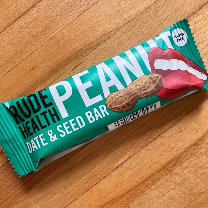 photo of Rude health Peanut Bar (Date & Seed) shared by @chiariconta on  24 May 2022 - review