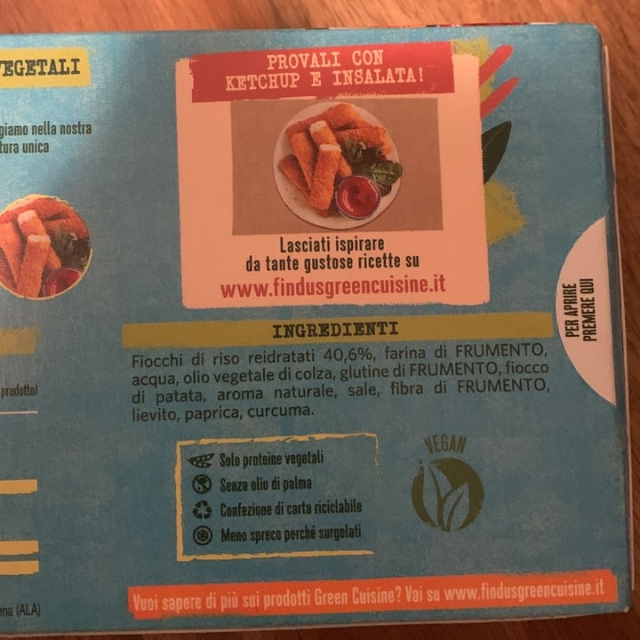 review photo of Findus Bastoncini vegetali shared by @ischarotate on 25 Oct 2022 - review