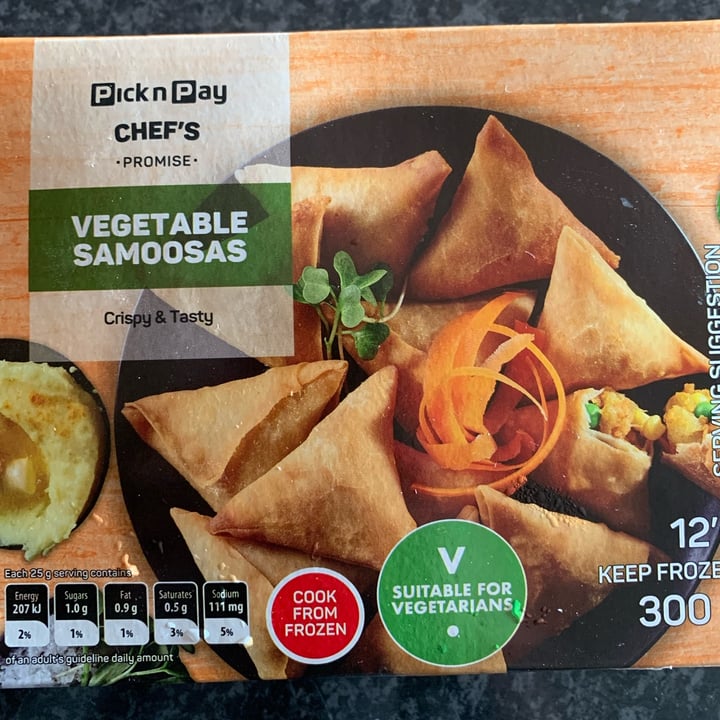 photo of Pick n Pay Vegetable samoosa shared by @tumimontshosi on  15 Dec 2021 - review