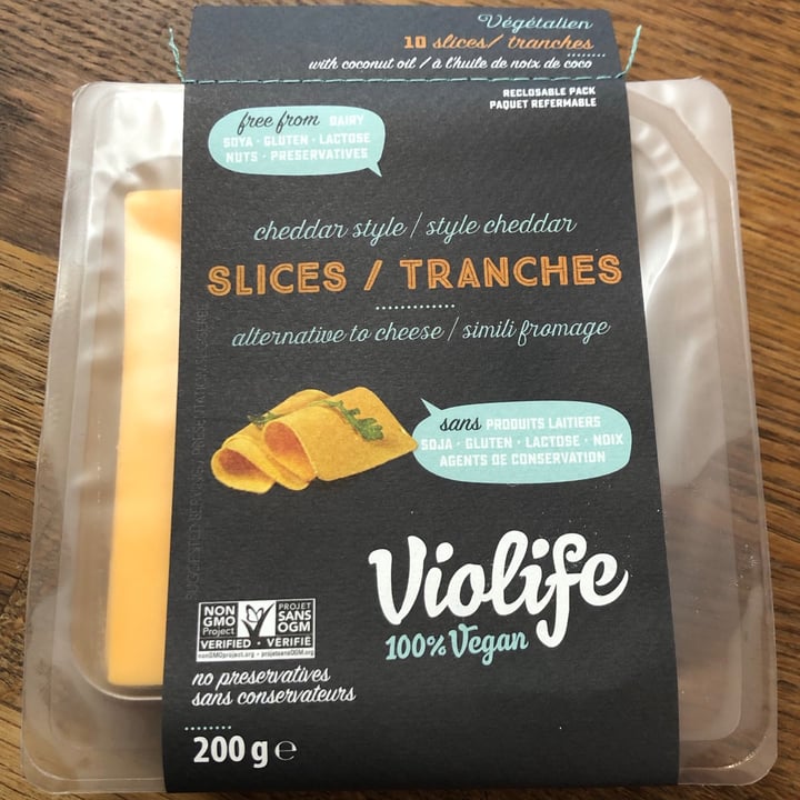 photo of Violife Cheddar Slices shared by @lisam on  14 Jul 2021 - review