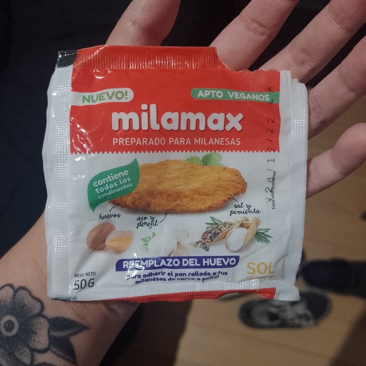 photo of Milamax Reemplazo De Huevo Para Milanesas shared by @caiqui on  24 Mar 2022 - review