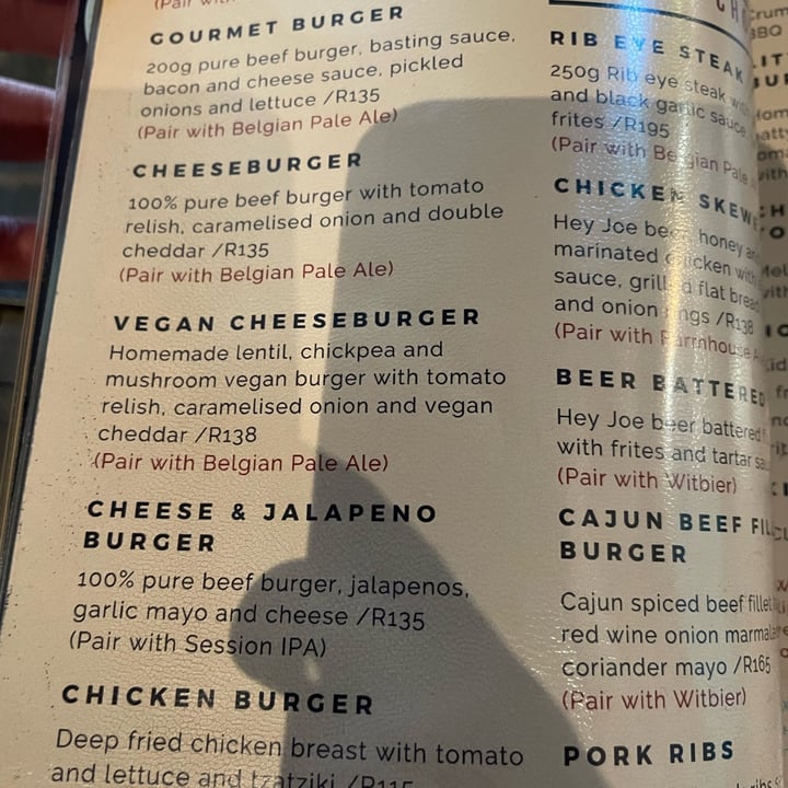 review photo of Hey Joe Brewing Company Vegan Cheeseburger shared by @eugenevdw89 on 01 Aug 2022 - review