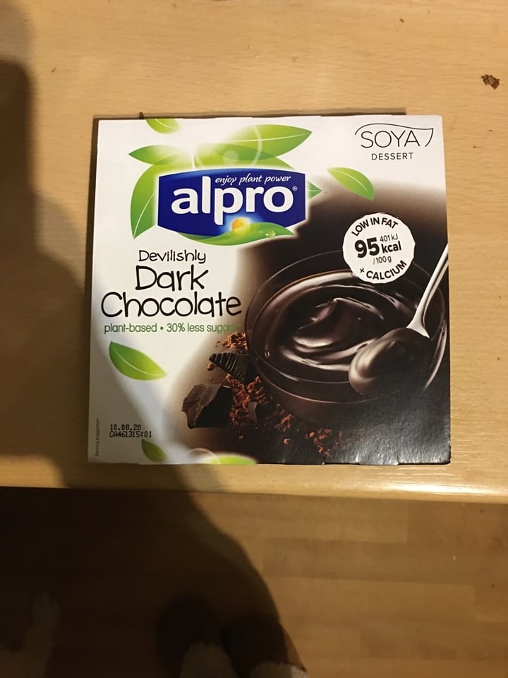 review photo of Alpro Devilishly Dark Chocolate Plant-based Dessert shared by @agnavy on 03 Jan 2020 - review
