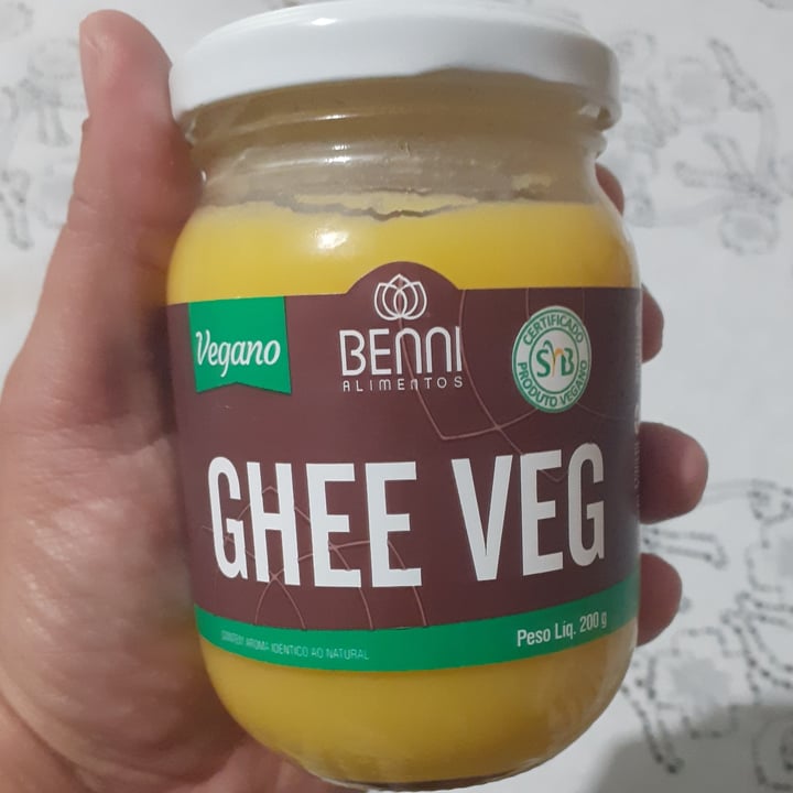 photo of Benni alimentos Ghee Veg shared by @laurinhaalvares on  01 Jan 2022 - review
