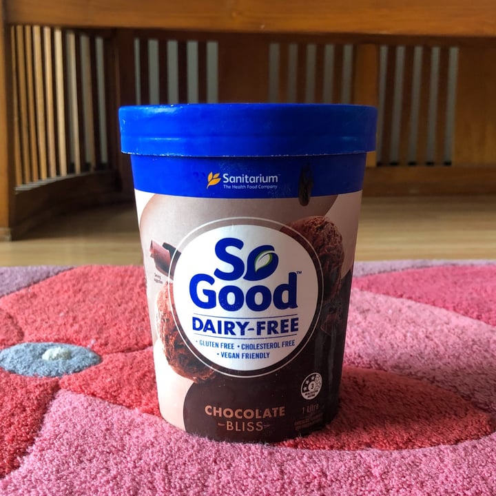 photo of So Good Chocolate Bliss Ice cream shared by @m1tch9i on  21 Nov 2022 - review