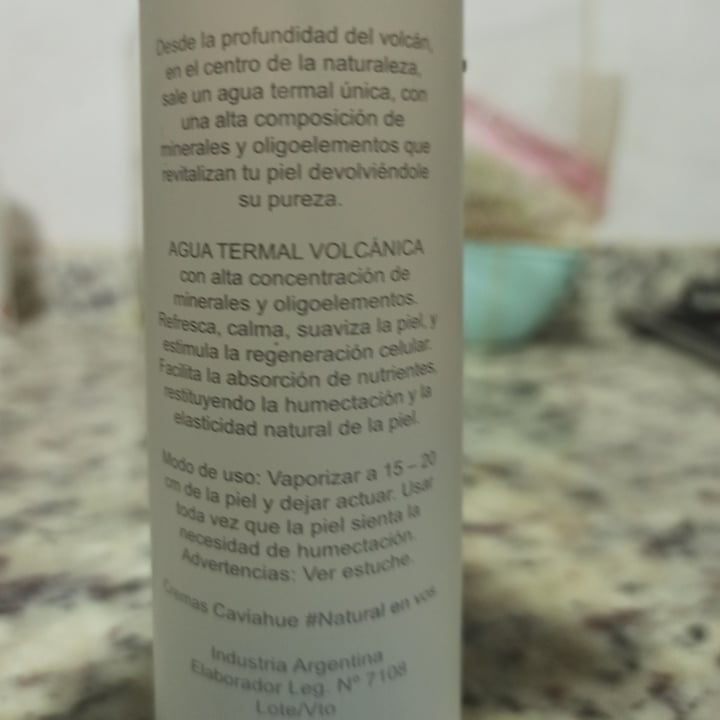review photo of Caviahue Creams Agua Termal shared by @nachuquiroz on 09 Jun 2020 - review