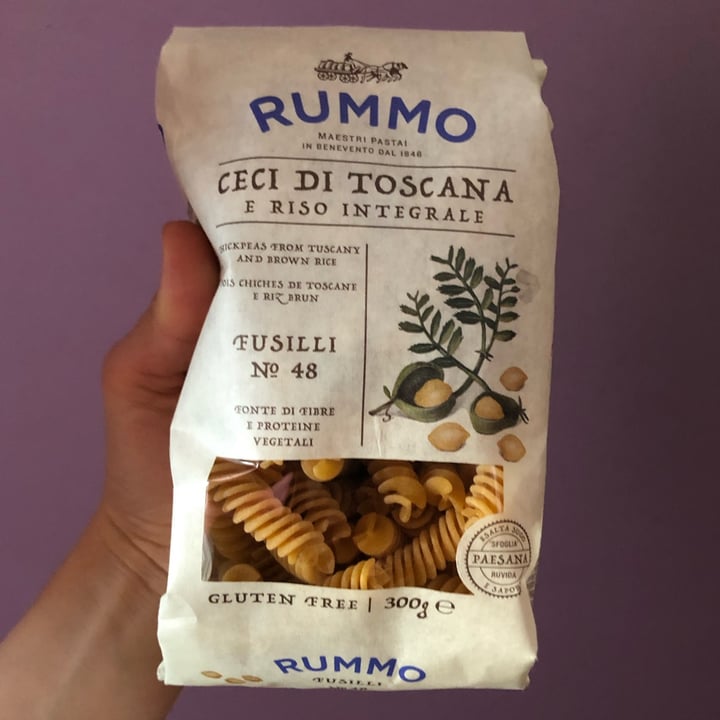 review photo of Rummo Chickpeas and Brown rice Fusilli shared by @rrballerini on 19 Mar 2022 - review