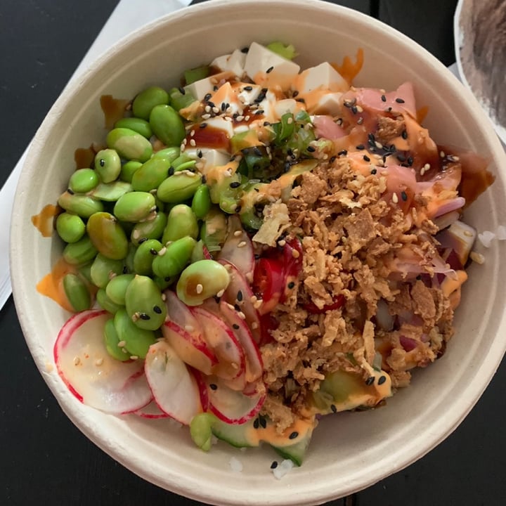 photo of KauKau Poke Tofu Poke Bowl shared by @beckyallott on  05 Jun 2022 - review