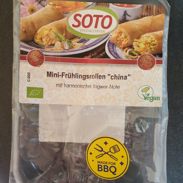 photo of Soto Mini Frühlingsrollen China shared by @sotofu on  14 Sep 2021 - review