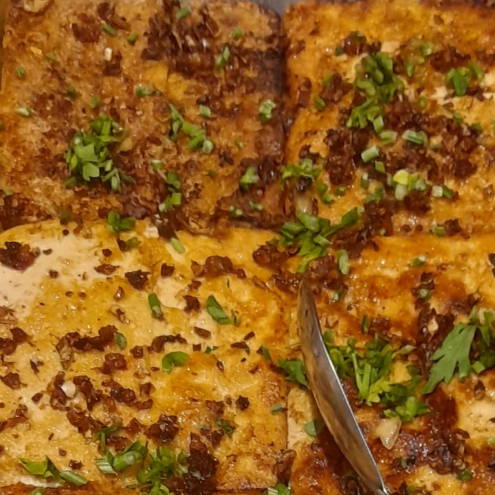 review photo of Nampin Restaurante Vegetariano e Vegano Tofu grelhado com gengibre, shoyu e salsinha. shared by @lucimeire on 10 May 2022 - review