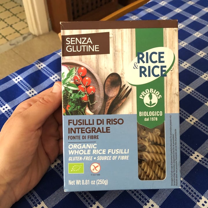 review photo of Probios fusilli di riso integrale shared by @ilariailaria on 02 Jun 2022 - review