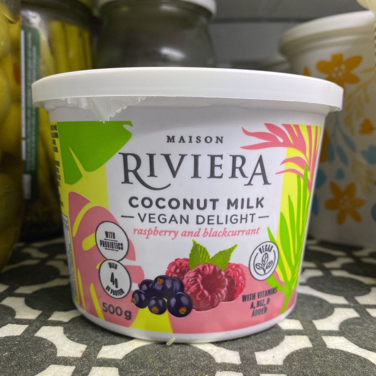 Maison Riviera Vegan Delight Raspberry and Blackcurrant Coconut Milk