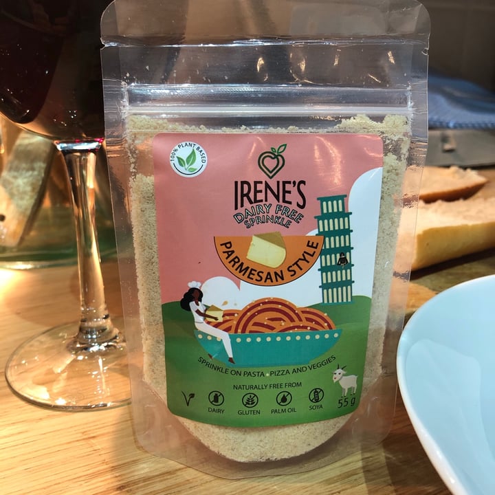 photo of Irene's Gourmet Dairy Free Powder Parmesan Style shared by @mothercitymatt on  03 Oct 2020 - review