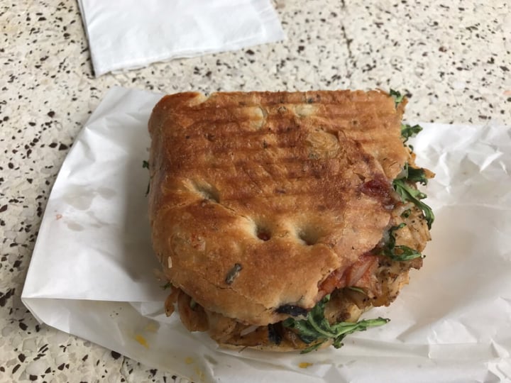 photo of Grand Hyatt Singapore Mediterranean Heura® Grilled Chicken Panini shared by @simonfen on  12 Sep 2019 - review