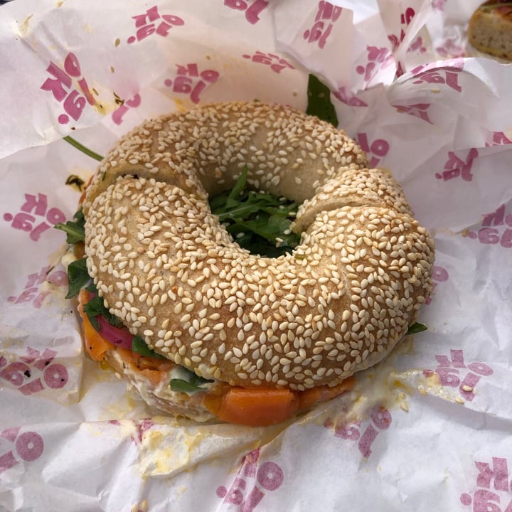 photo of okja café Carrot & Lox Bagel shared by @cowabunga55 on  27 Aug 2021 - review