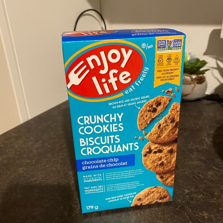 photo of Enjoy Life Crunchy Cookies Chocolate Chip shared by @patapouef on  26 Nov 2021 - review