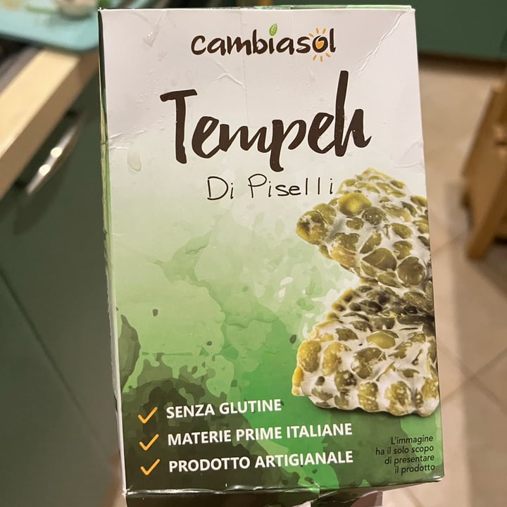 photo of Cambiasol Tempeh di piselli shared by @lukketto on  30 Jul 2022 - review