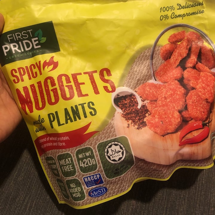 photo of First Pride Green Series Spicy Nuggets (Plant-Based) shared by @skinnykatwoman on  18 Nov 2021 - review