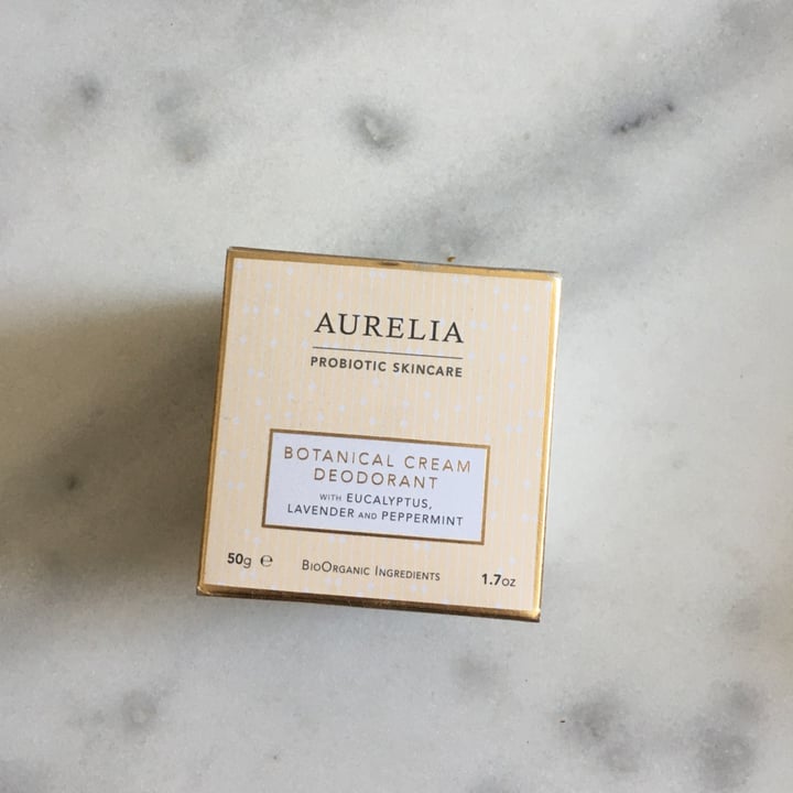 photo of Aurelia Probiotic Skincare Botanical Cream Deodorant shared by @missteatime on  13 Jun 2021 - review