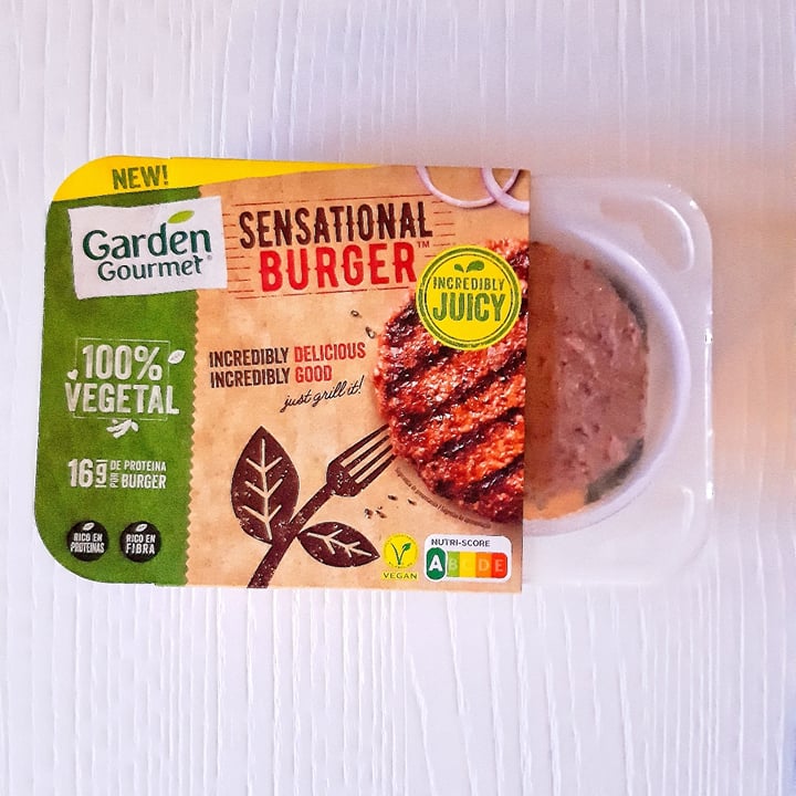 photo of Garden Gourmet Sensational Burger shared by @littleveganpanda on  22 Feb 2021 - review