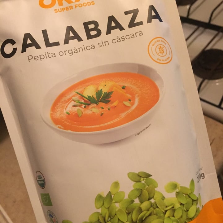 review photo of Okko Super Foods Calabaza, pepitas orgánicas shared by @abrilem on 01 Jul 2021 - review
