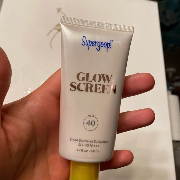 review photo of Supergoop! Glow Screen SPF 40 shared by @maeghansolanki on 21 Mar 2022 - review