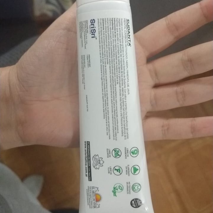 review photo of SriSri Tattva Pasta Dental Ayurvédica Sudanta en Gel shared by @malenatravaini on 29 Apr 2020 - review