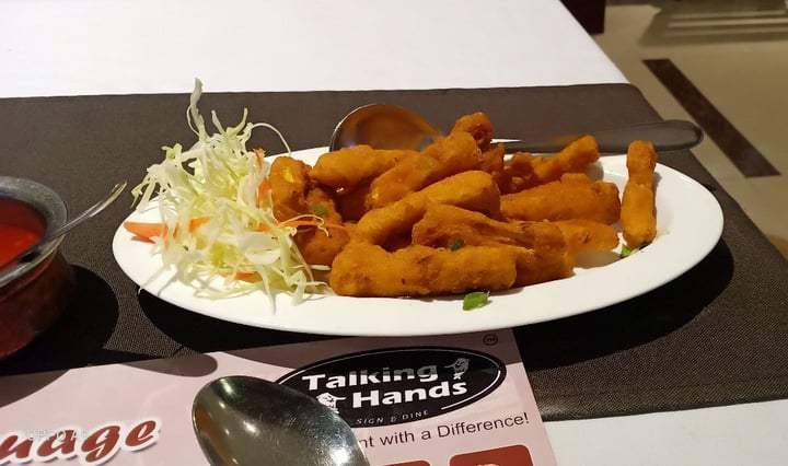 photo of Talking Hands Restaurant Golden baby Corn shared by @pyerra on  22 Feb 2020 - review