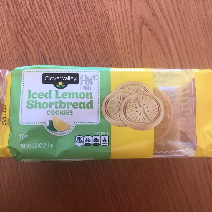 photo of Clover Valley Iced lemon shortbread cookies shared by @hadley on  22 Jan 2021 - review