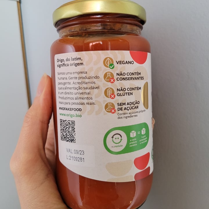 photo of Origo Molho De Tomate Orgânico Premium shared by @victorialeonel on  01 Jul 2022 - review